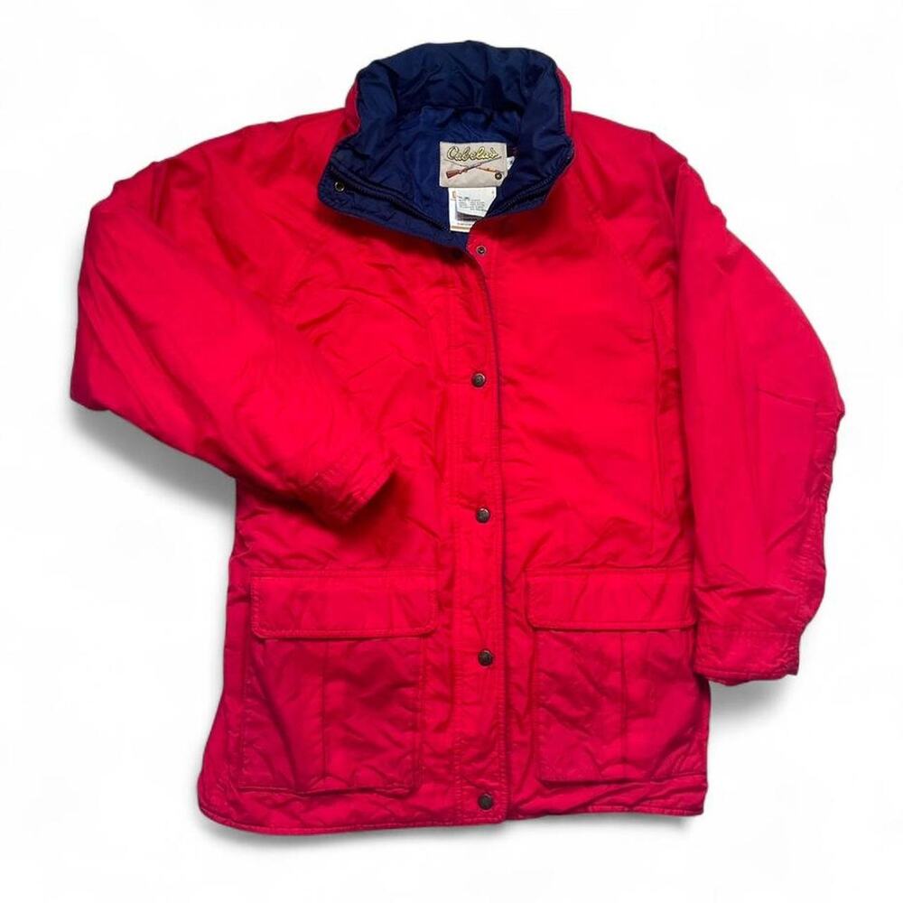 Cabela’s Goretex Thinsulate 80s Vintage Fleece Lined Zip Bomber Jacket Medium